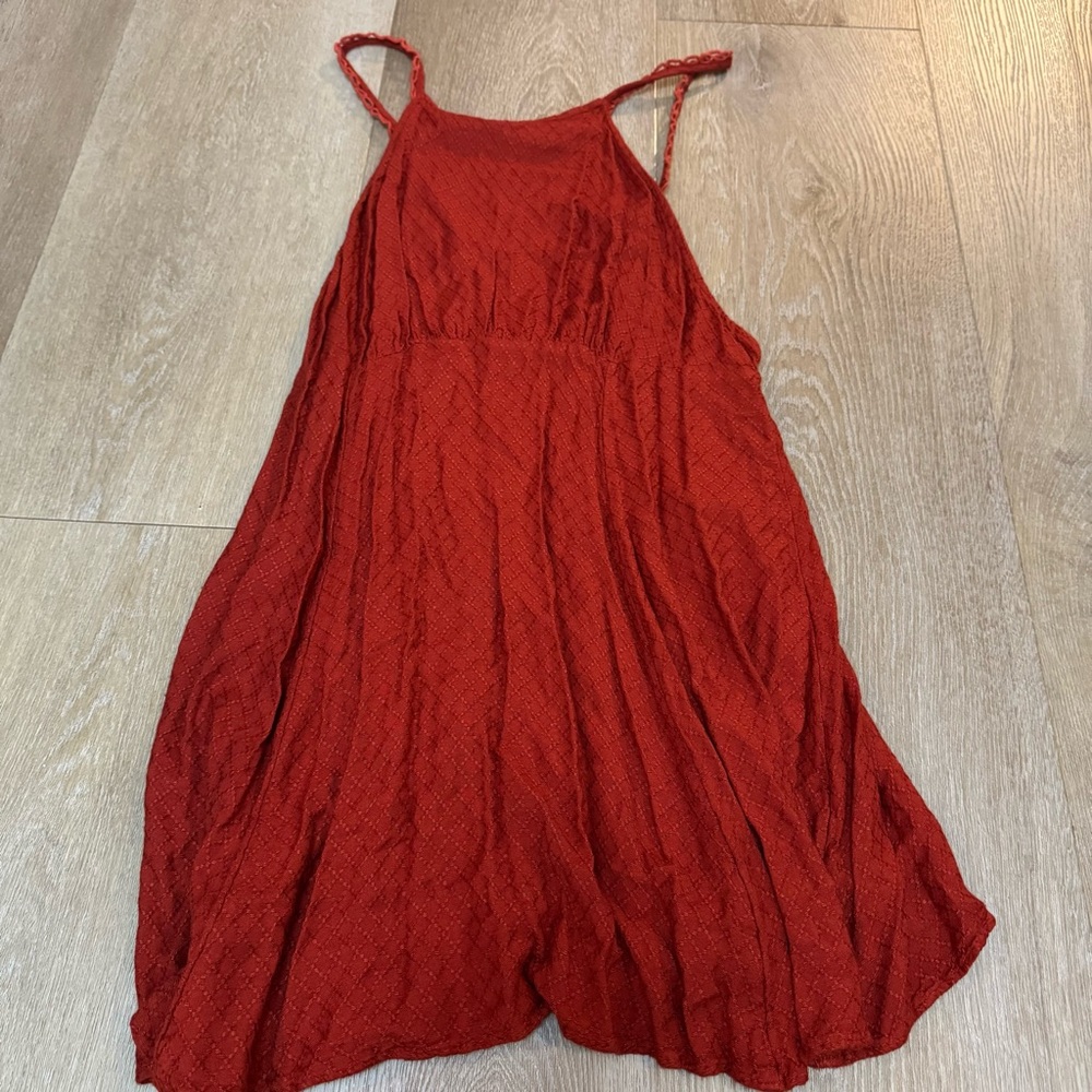 Free People Intimately Free Rust Sleeveless Dress
